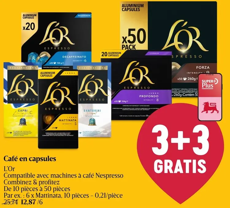 Offre: Café en capsules