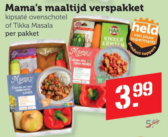 Aanbieding: Mama's maaltijd verspakket