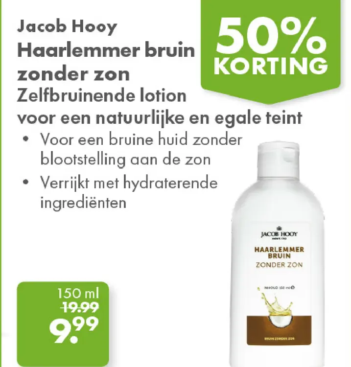 Aanbieding: Haarlemmer bruin zonder zon