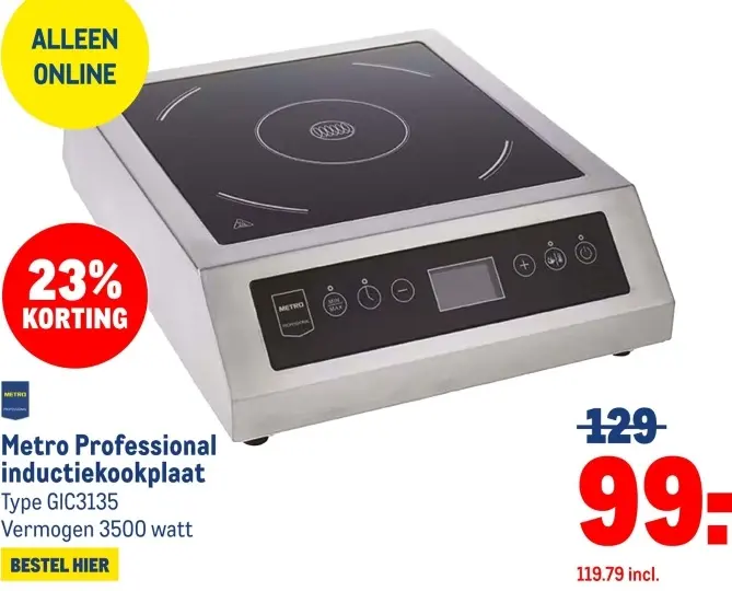 Aanbieding: inductiekookplaat