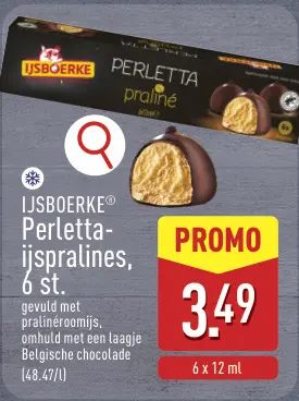 Promotie: Perletta-ijspralines