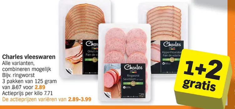 Promotie: Charles vleeswaren