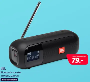 Aanbieding: JBL TUNER 2 ZWART