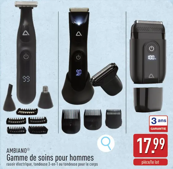 Offre: Gamme de soins pour hommes