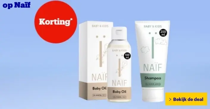 Aanbieding: NAÏF Baby Oil and Shampoo