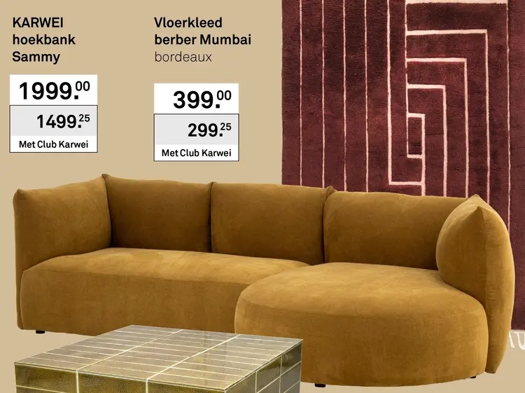 Aanbieding: Hoekbank Sammy