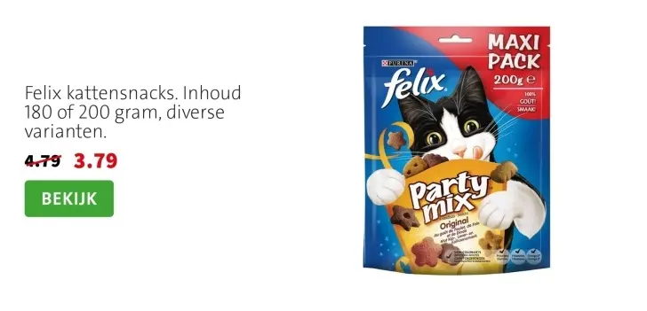 Aanbieding: Felix kattensnacks