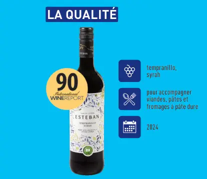 Offre: Esteban Tempranillo Syrah