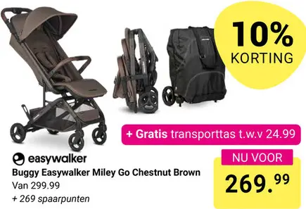 Aanbieding: Buggy Easywalker Miley Go Chestnut Brown