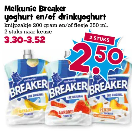 Aanbieding: Breaker yoghurt en/of drinkyoghurt