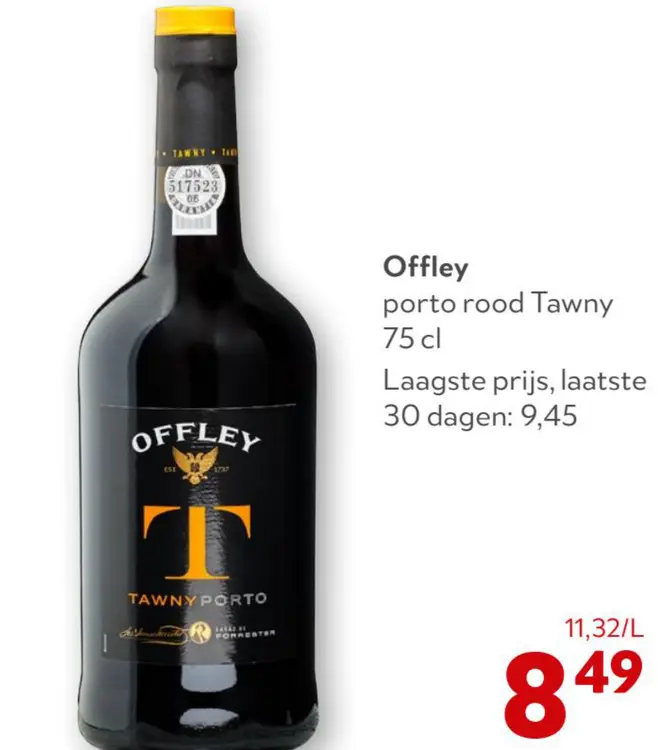 Promotie: Porto rood Tawny