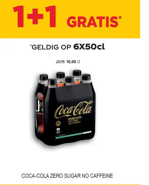 Promotie: Coca-Cola Zero Sugar No Caffeine