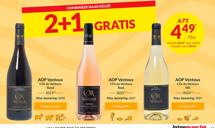 Promotie: AOP Ventoux L'Or du Ventoux