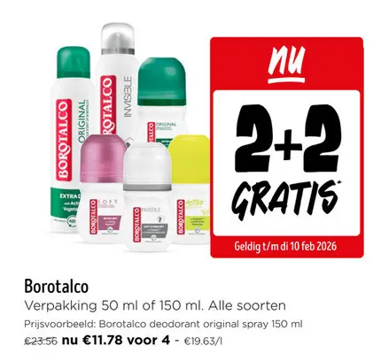 Promotie: Borotalco