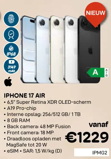 Aanbieding: Iphone 17 air