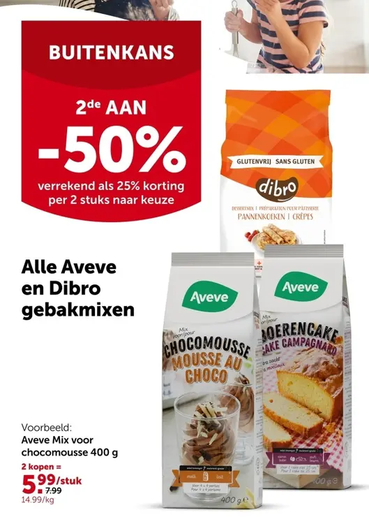 Promotie: Aveve Mix voor chocomousse