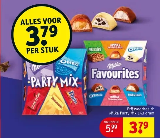 Aanbieding: Milka Party Mix