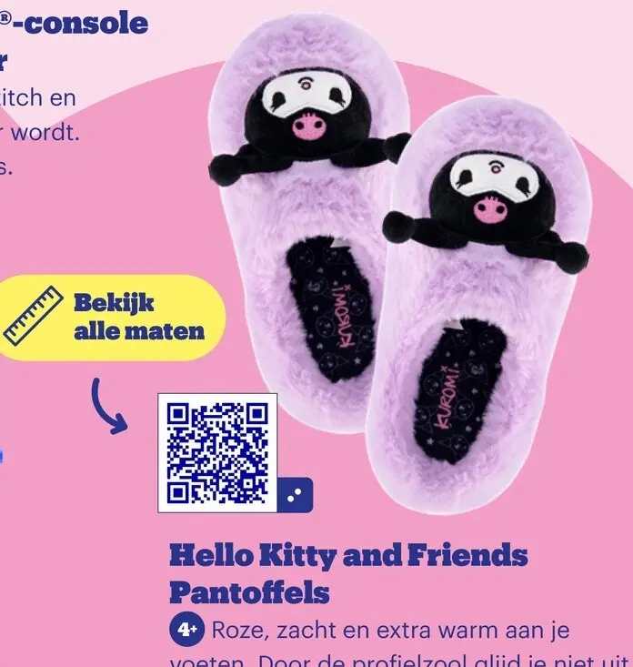Aanbieding: Hello Kitty and Friends Pantoffels