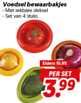 Voedsel bewaarbakjes