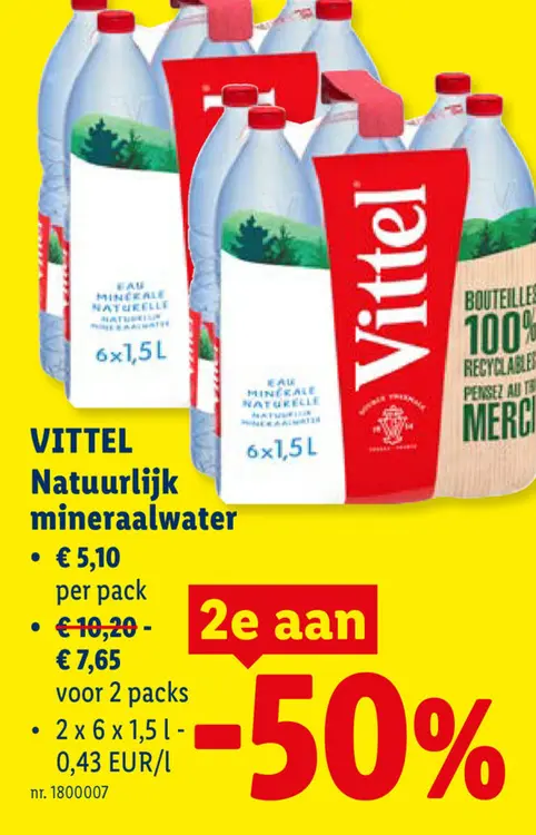 Promotie: Natuurlijk mineraalwater