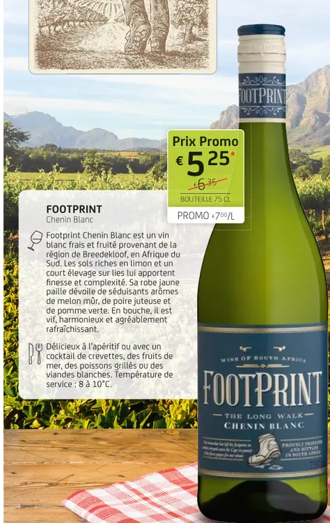 Offre: FOOTPRINT Chenin Blanc