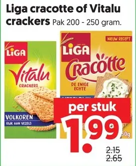 Aanbieding: Cracotte of Vitalu crackers