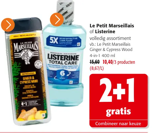 Promotie: Douchegel of mondwater