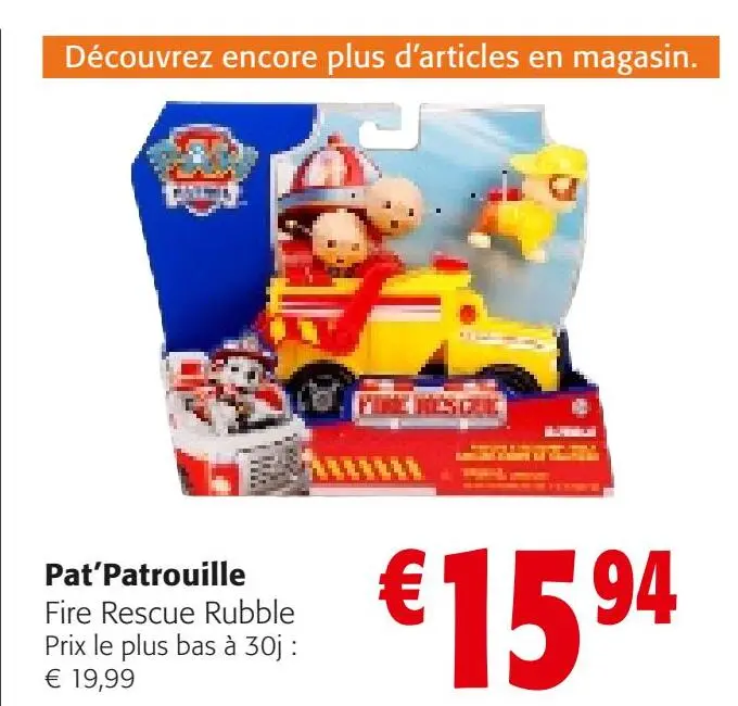 Offre: Fire Rescue Rubble