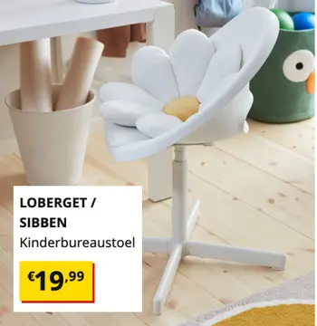 Aanbieding: LOBERGET / SIBBEN Kinderbureaustoel