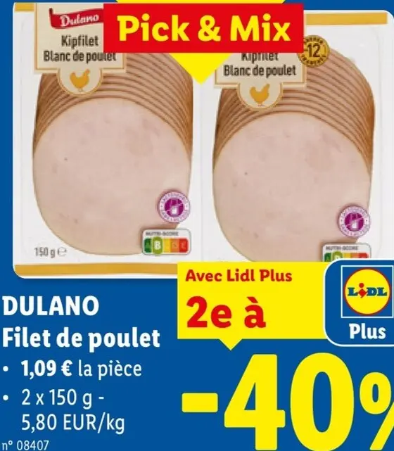 Offre: Filet de poulet