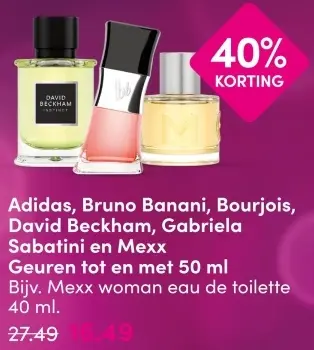 Aanbieding: Diverse parfums