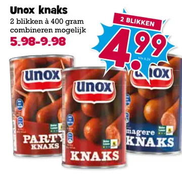 Aanbieding: Unox knaks