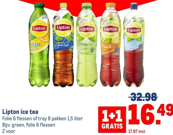 Aanbieding: Lipton ice tea