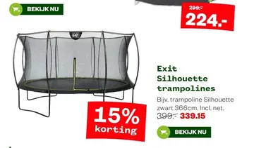 Aanbieding: Silhouette trampolines