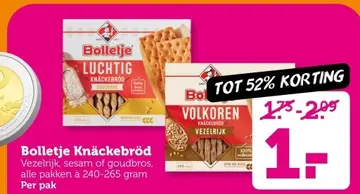 Aanbieding: Bolletje Knäckebröd