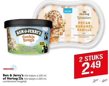 Aanbieding: Ben & Jerry's of Hertog IJs