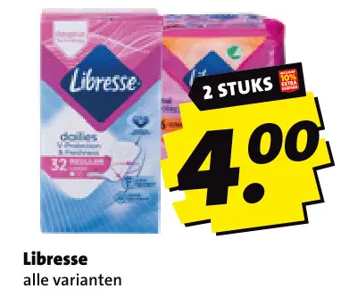 Aanbieding: Maandverband of inlegkruisjes