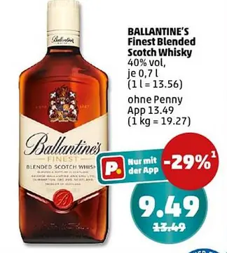 Aanbieding: BALLANTINE'S Finest Blended Scotch Whisky