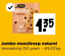 Promotie: Jumbo Mueslireep naturel