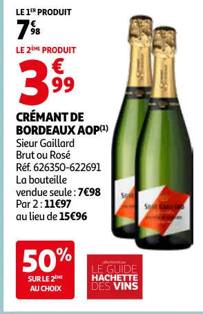 Offre: Crémant de bordeaux aop