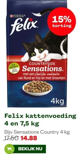 Aanbieding: Felix kattenvoeding