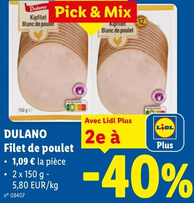 Offre: Filet de poulet