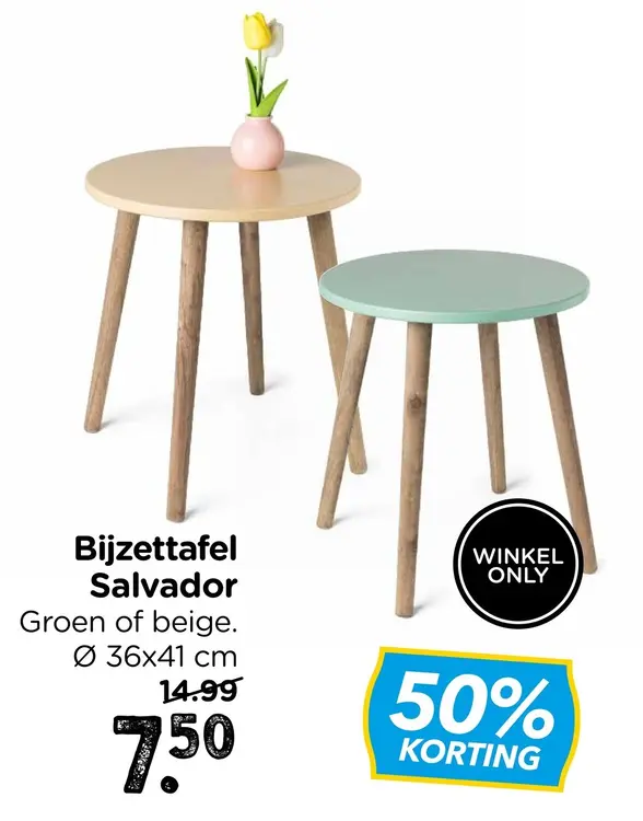 Aanbieding: Bijzettafel Salvador