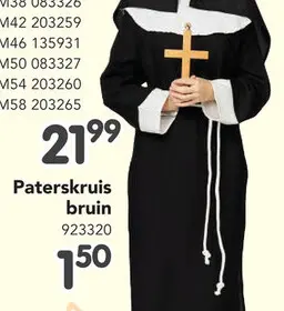 Promotie: Paterskruis bruin