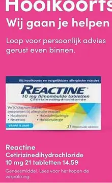 Aanbieding: Reactine
