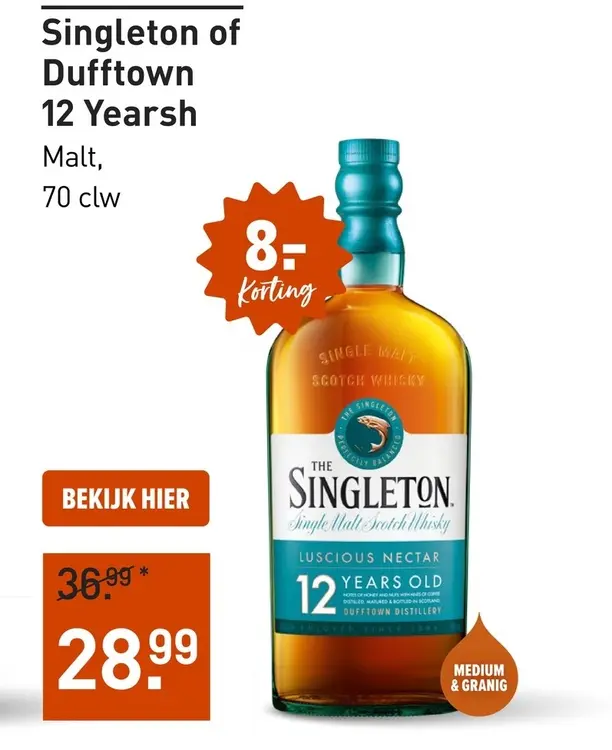 Aanbieding: Singleton of Dufftown 12 Yearsh
