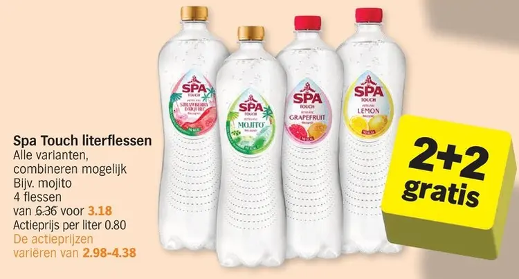 Promotie: Spa Touch literflessen
