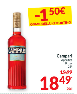 Aanbieding: Campari Aperitief Bitter