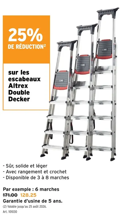 Offre: Escabeaux Altrex Double Decker