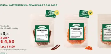 Aanbieding: Kat stick chicken